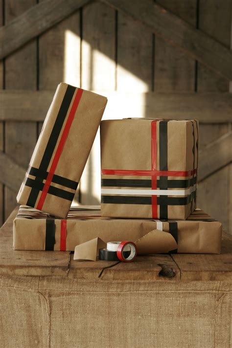 burberry for her gift wrap.